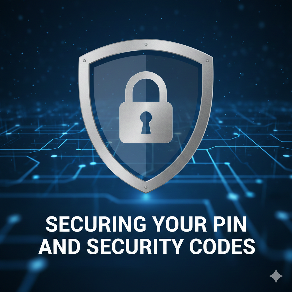 securing your pin and security codes
